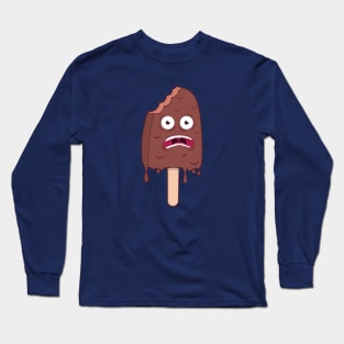 Frightened popsicle Long Sleeve T-Shirt